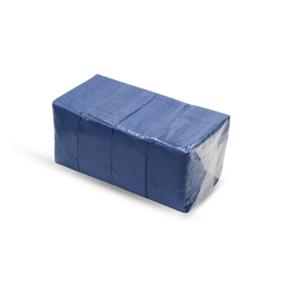 Салфетки бумажные 2-сл 24*24см "BigPack" 1/8 сложение 230шт синие (15)