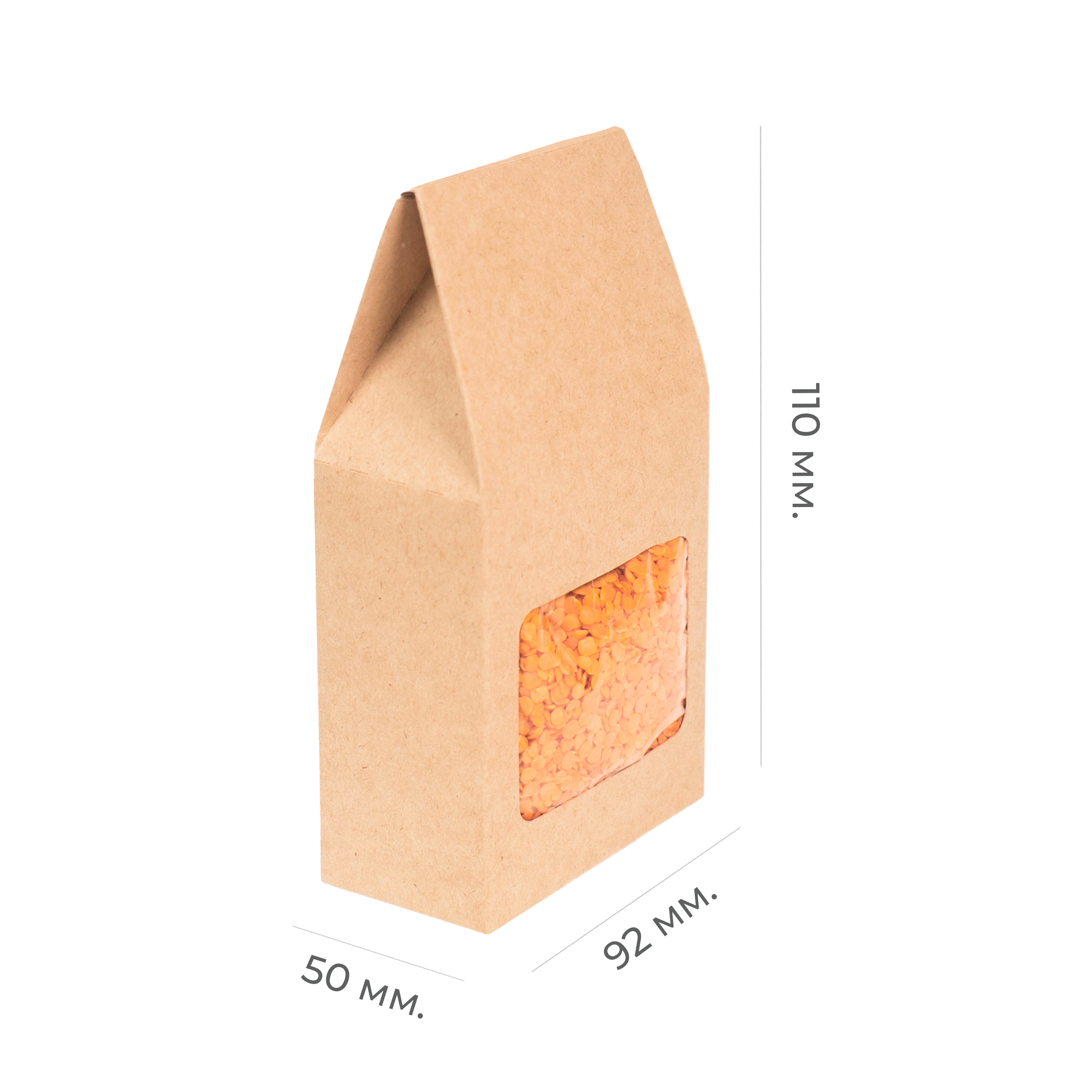 Упаковка для чая/орехов/снэков "Tea Box" 182/110*92*50 OSQ (50/550)