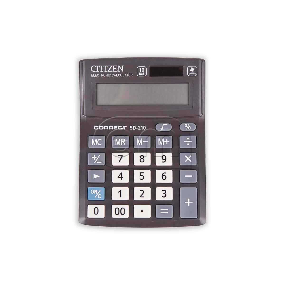 Калькулятор 10-разрядный малый в ассортименте