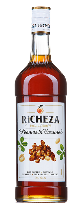 Сироп "Richeza" арахис в карамели 1л (6)