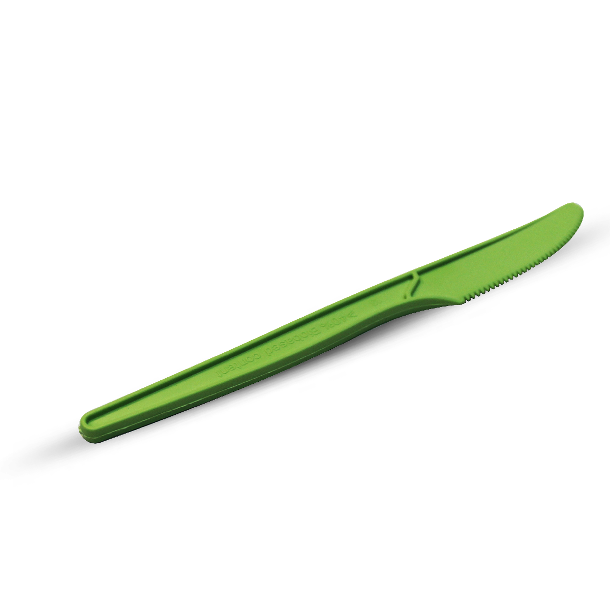 Нож из кукурузного крахмала зеленая 165мм 4035зел (50/1000)