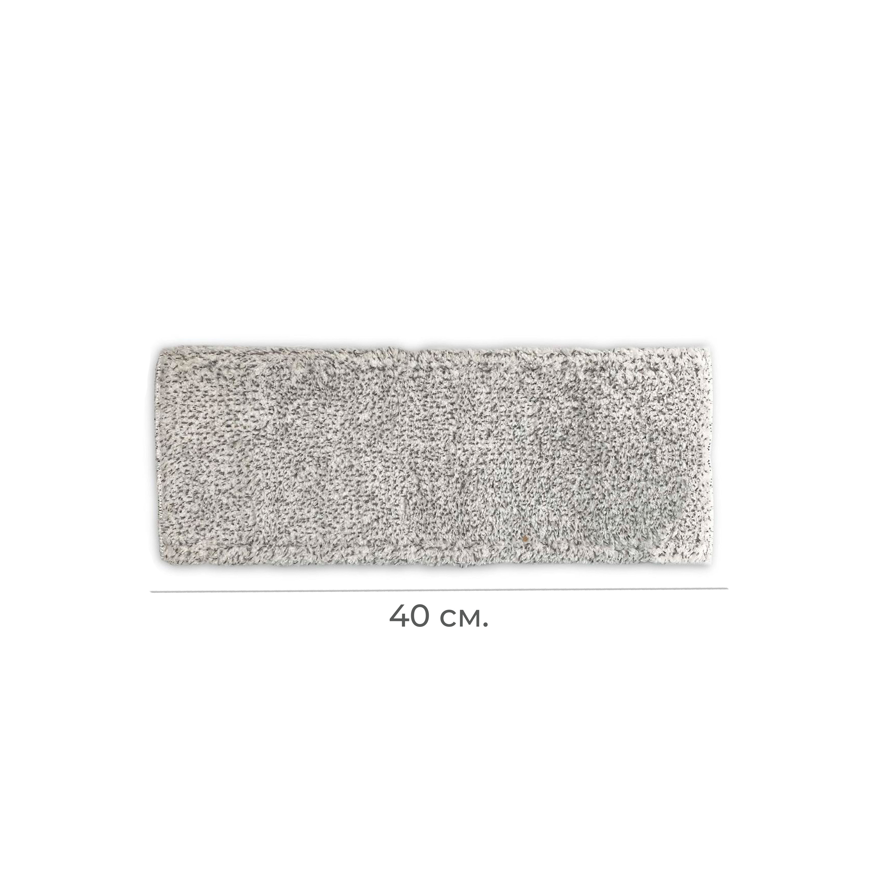Моп микрофибра серый 40см Росмоп карман/язык NMMG-40-RQ