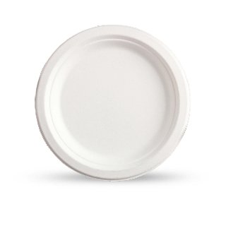 Тарелка из сахарного тростника бел. 175*16мм XYP070 (50/1000)