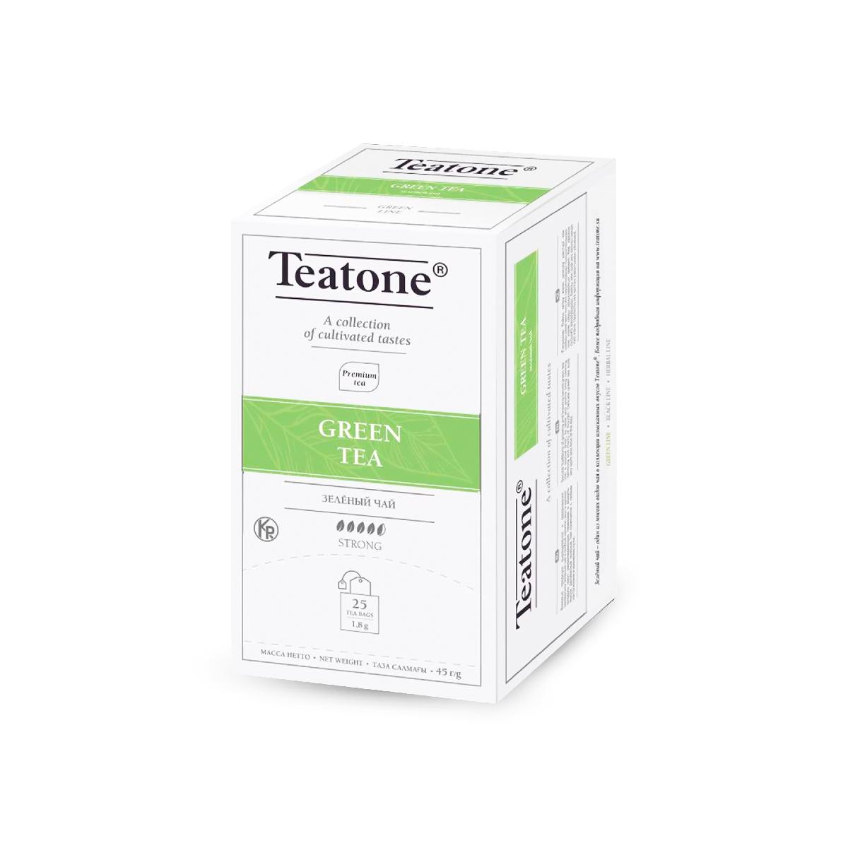 Чай teatone пакетированный на чашку 25пак*1,8г. зеленый арт.138 (6)