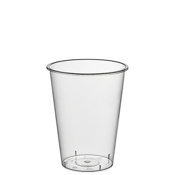 Стакан пластиковый 375мл d=90 Bubble Cup прозрачный глянцевый PP 1020 (25/500)