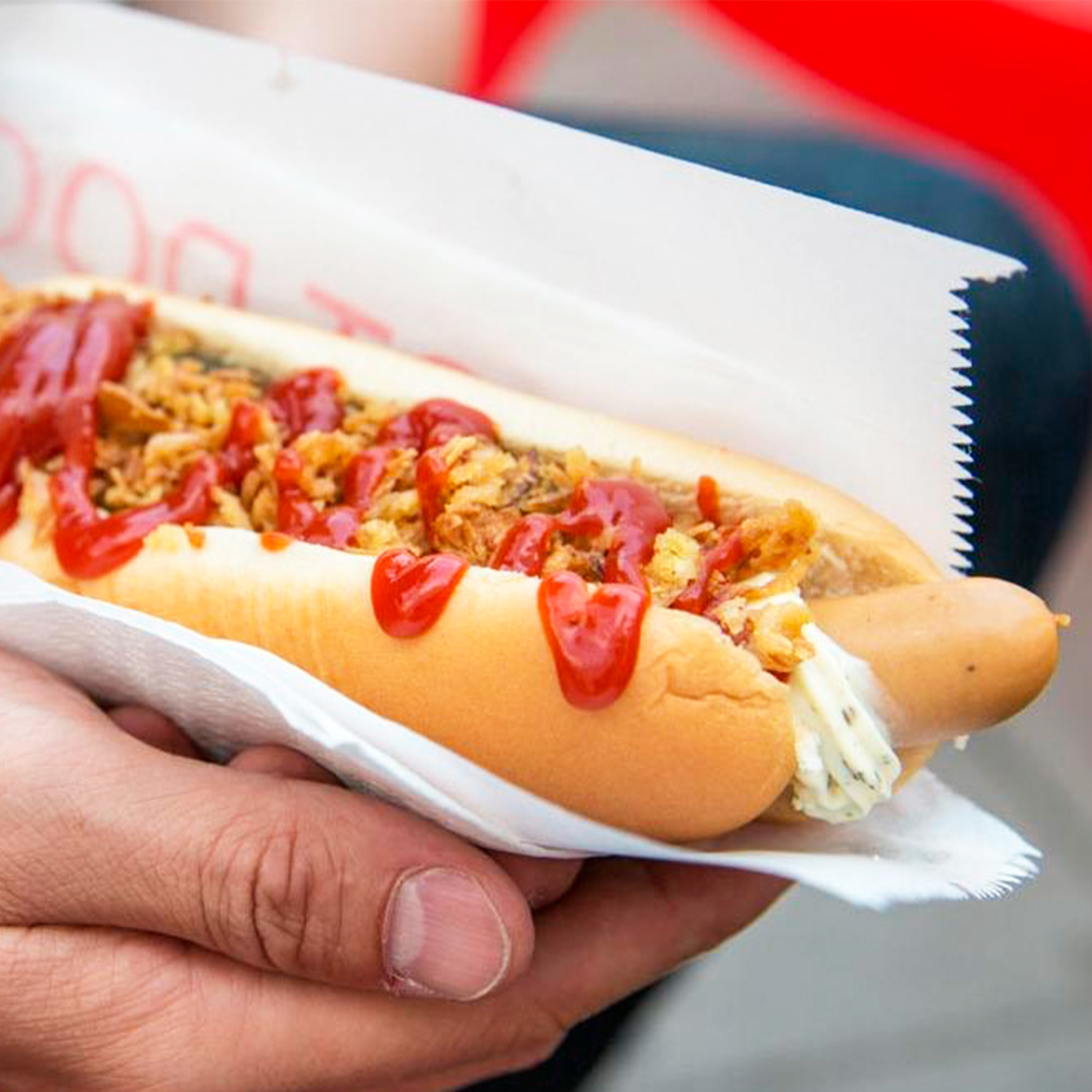 Уголок бумажный жиростойкий для хот-дога 95*210мм белый (100/4500)