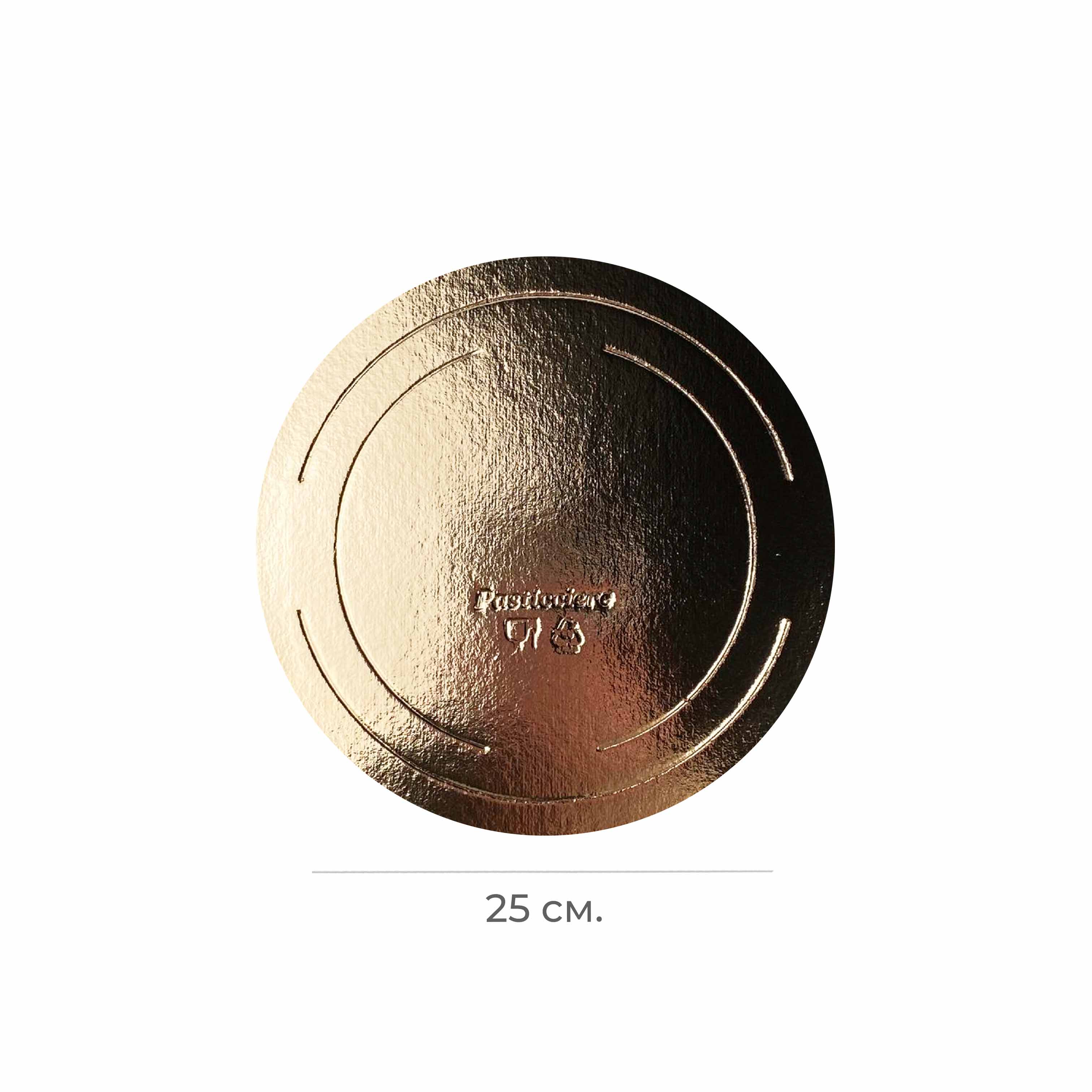 Подложка ламинированная золото/жемчуг 1,5мм 25*25см (50)