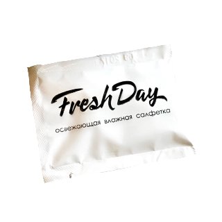Влажная салфетка в инд. уп. "Freshday" белая 55*70 (135*140мм) (50/2000)