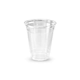 Стакан пластиковый 375мл d=90 Bubble Cup прозрачный глянцевый PP 1020 (25/500)