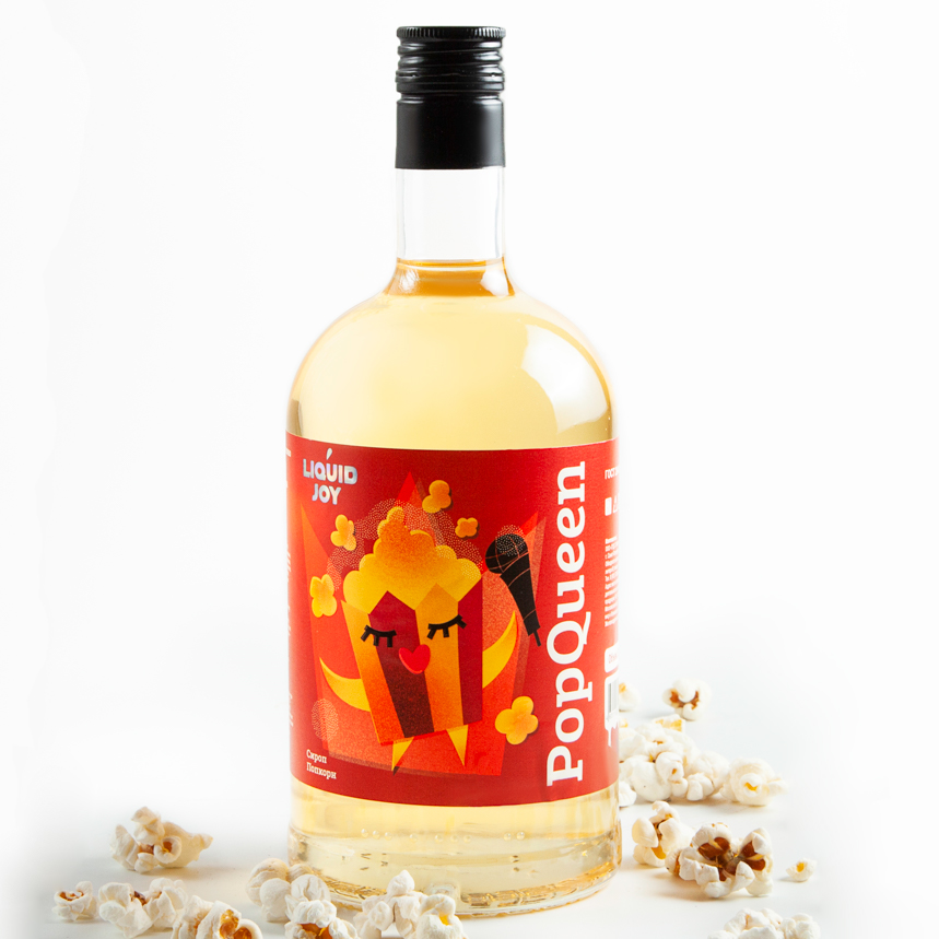 Сироп "Попкорн" LIQUID JOY popcorn стекло 0,7л (6)