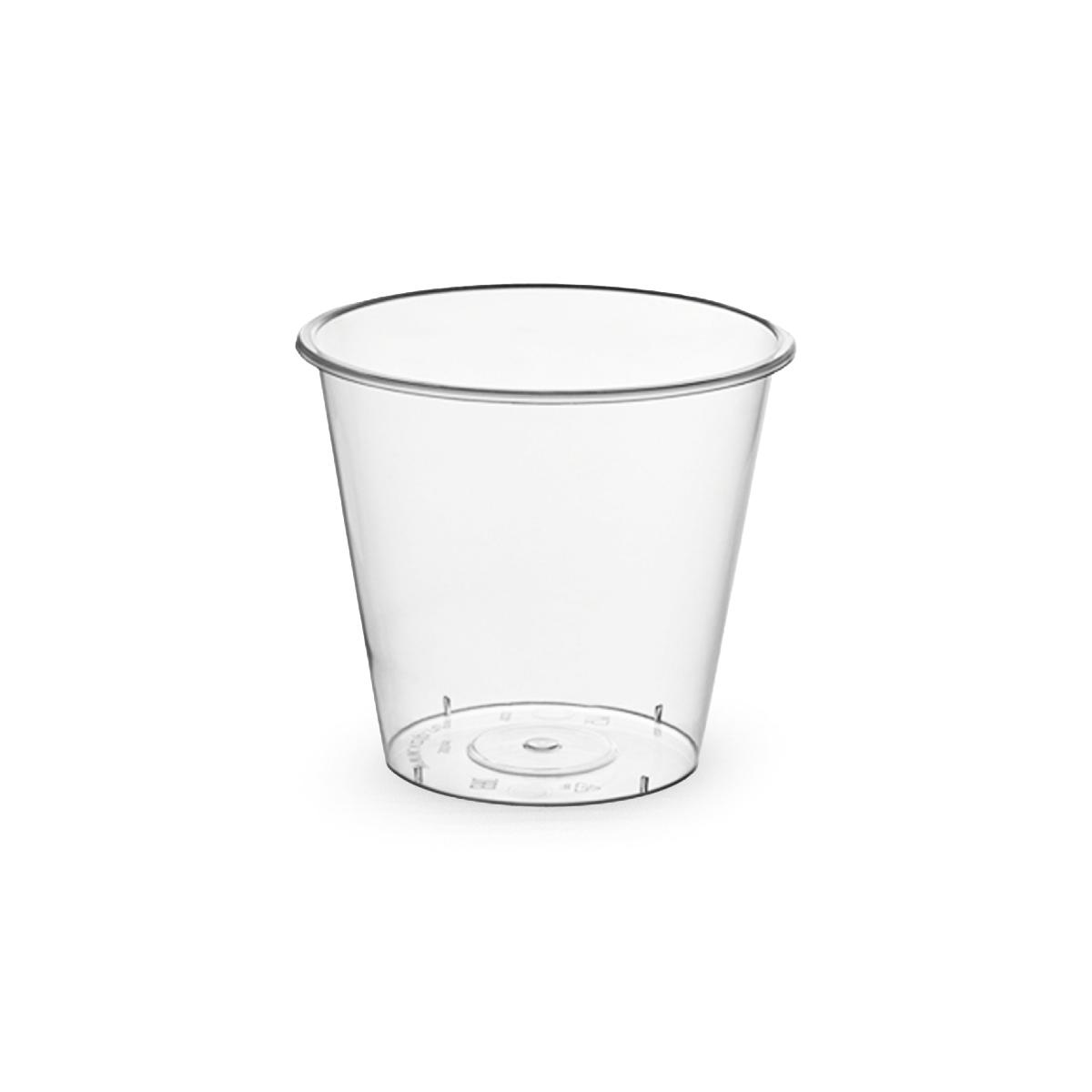 Стакан пластиковый 300мл d=90 Bubble Cup прозрачный глянцевый PP 1023 (50/500)