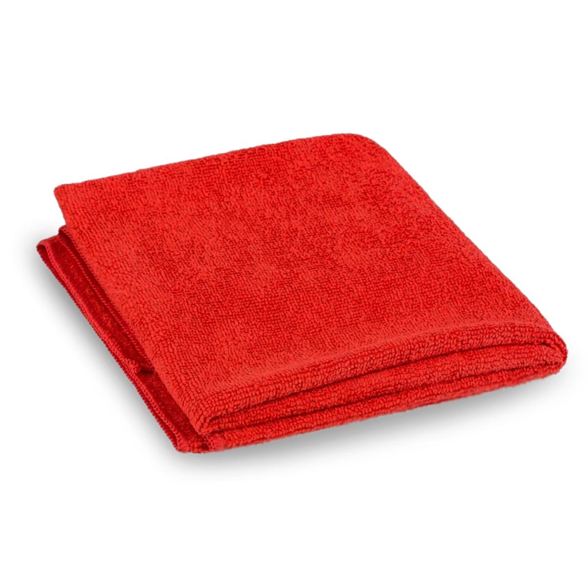 Тряпка для пола из микрофибры 60*80см красный(50)