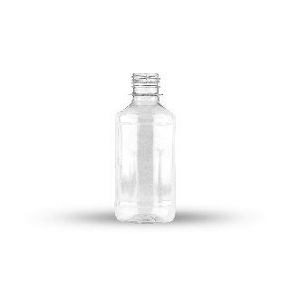 Бутылка ПЭТ 0,25л прозрачная 28мм БЕЗ крышки высокое горло (190)
