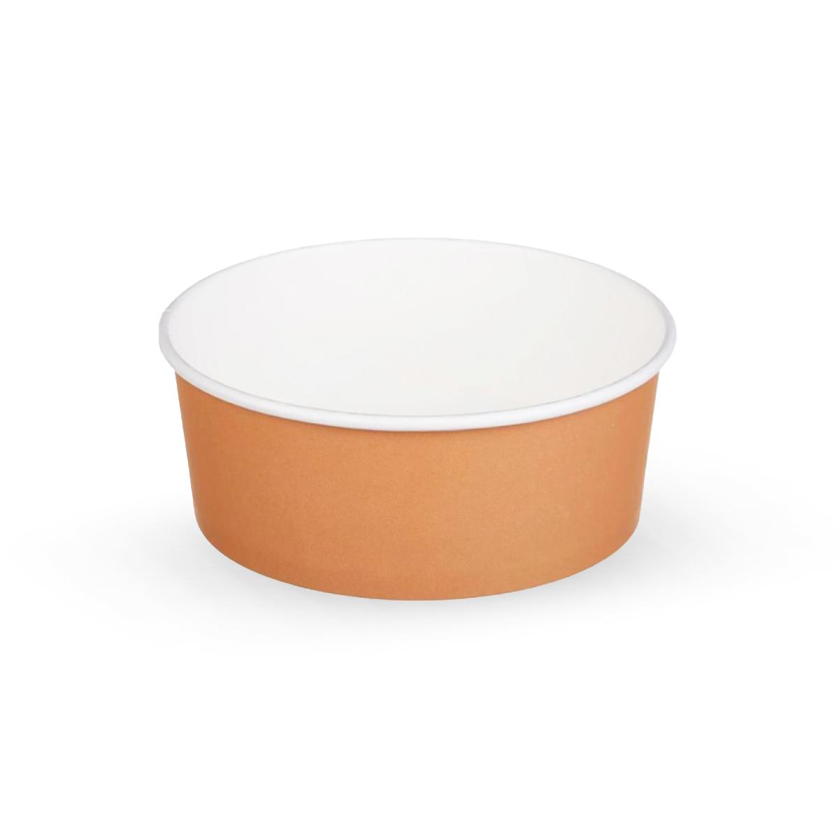 Контейнер картонный круглый Round Bowl 620мл Black без крышки d132/150*h46 OSQ (45/270)