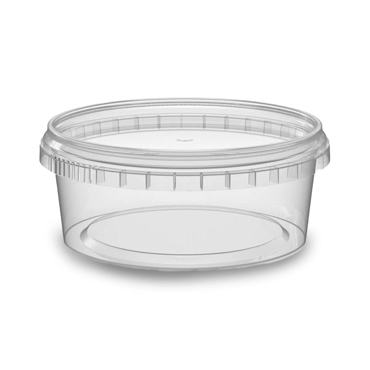 Контейнер круглый d118мм 300мл прозрачный PP Перинт (300)