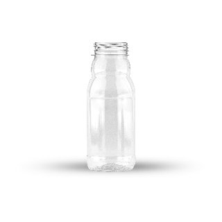 Бутылка ПЭТ 0,3л горло 38мм (широкое) прозрачная БЕЗ крышки (170)