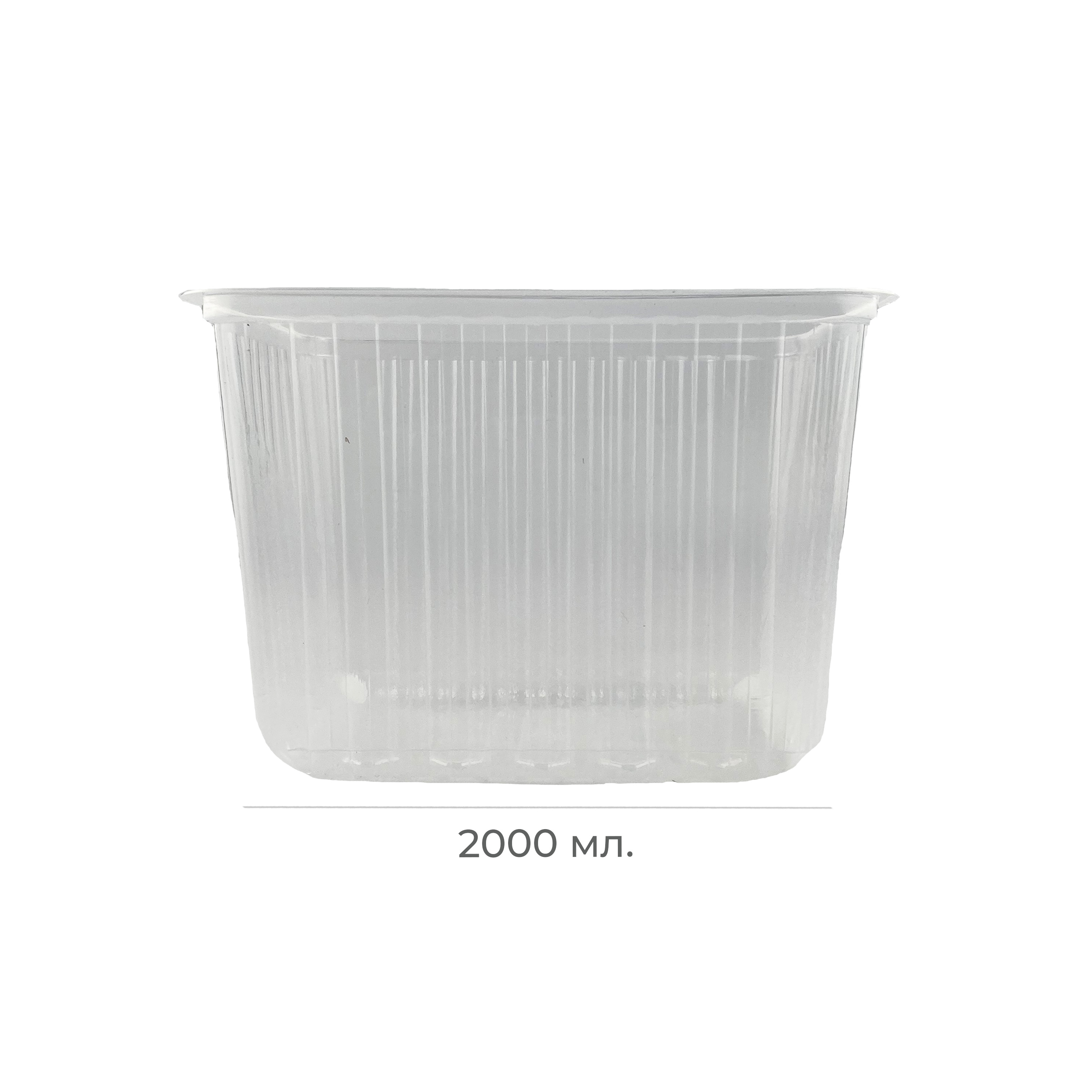 Контейнер 179*132125мм 2000мл PP "Stirolplast" (50/500)