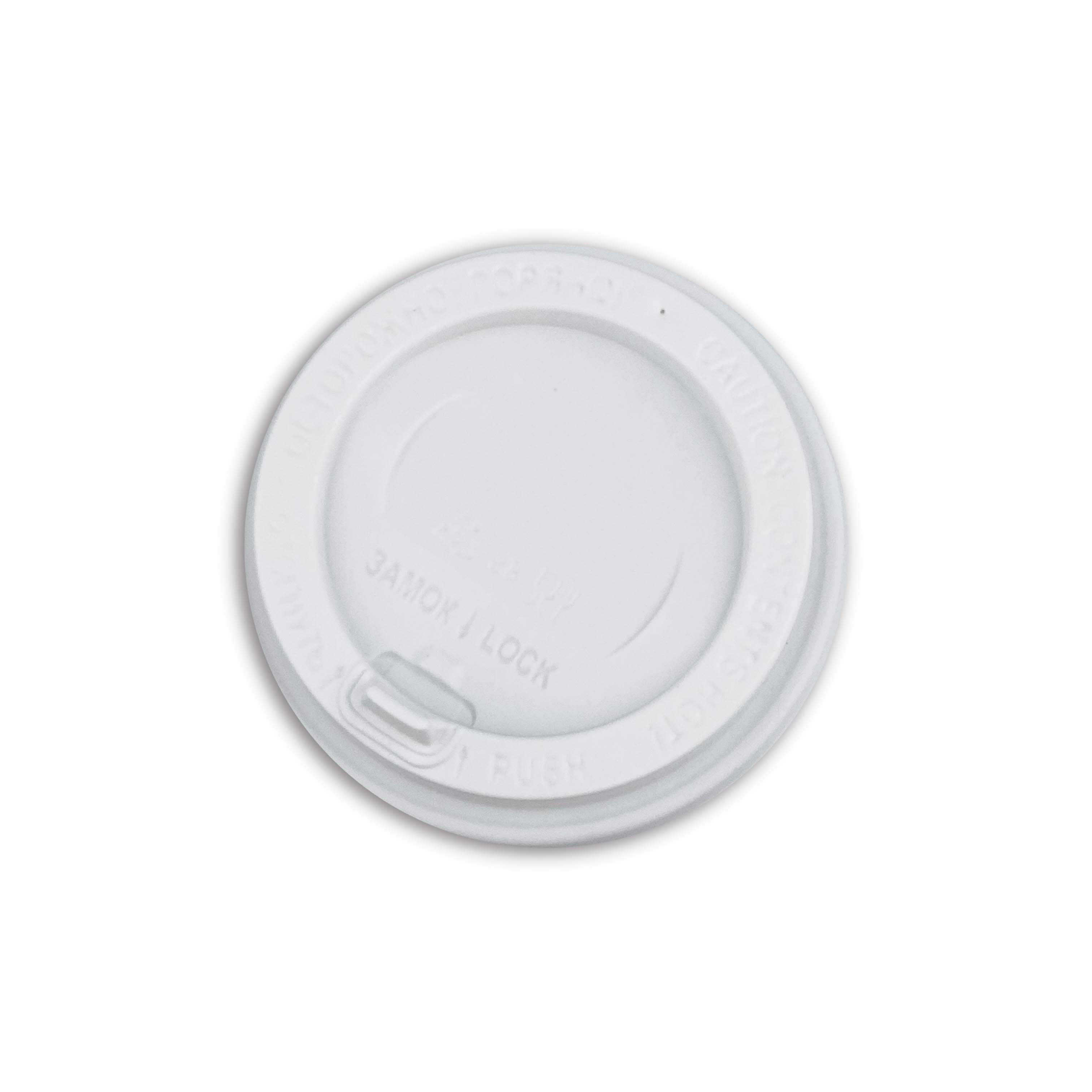 Крышка пластиковая d=90 белая с клапаном УК-90К (100/2000)