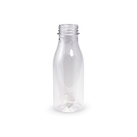 Бутылка ПЭТ 0,5л банка горло 38мм (широкое) прозрачная БЕЗ крышки (100)