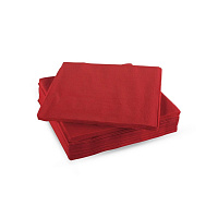 Салфетки бумажные 2-сл 33*33см 200шт красные (9)