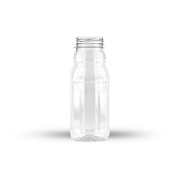 Бутылка ПЭТ 0,2л горло 38мм (широкое) прозрачная БЕЗ крышки (230)
