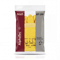 Перчатки защитные латекс Ansell 87-190, р 8,5-9,0