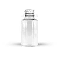 Бутылка ПЭТ 0,1л прозрачная БЕЗ крышки высокое горло (200)