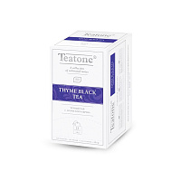 Чай teatone пакетированный на чашку 25пак*1,8г. черный с чабрецом арт.134 (6)