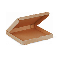 Коробки для пиццы 42*42см*40мм крафт Н (25)