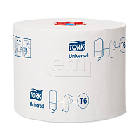 Туалетная бумага 1-сл "Tork Mid-size Universal T6" 135м 9,9см арт. 127540 (27)