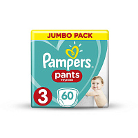 Подгузники-трусики Pampers Pants Midi 6-11кг 60шт