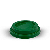 Крышка пластиковая d=90 зеленая с клапаном УК-90К (100/2000)