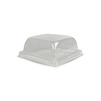Крышка купольная для контейнера "Eco Smart Pack 550" 142*142*56 прозрачная (50/450)