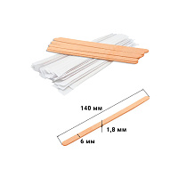 Размешиватель деревянный 14см в индивидуальной уп 14*6*1,5 (250шт)