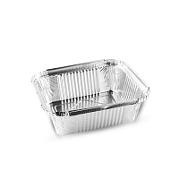 Форма алюминиевая прямоугольная R28L 145х120х49 440мл (Р) (50/1200)