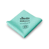 Салфетка Vileda ПУРмикро Актив 38х35 см зеленая арт. 174070