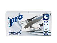 Салфетки бумажные 2-сл 33*33 1/8 100шт белые Protissue Comfort C503 (12) 