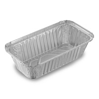 Форма алюминиевая прямоугольная R13L 206*113в 162*70н h48 685мл (Ф) (100/1200)