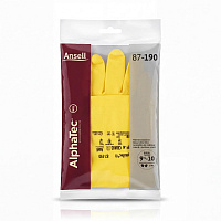Перчатки защитные латекс Ansell 87-190, р 9,5-10