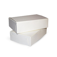 Коробка для пирожного белая 215*150*60 (200)