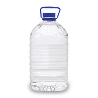 Бутылка ПЭТ 5л прозрачная с Ручкой и Крышкой (12)