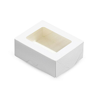Контейнер картонный "Tabox PRO" 300мл белый 100*80*35мм ForGenika (25/600)