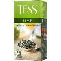Чай Тесс 25 пак Lime зеленый с цедрой цитрусовых (10)
