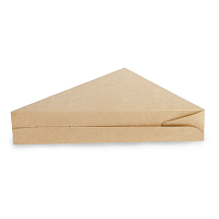 Контейнер картонный "Eco Pie" треугольный для пиццы/пирогов DoEco (100/600)