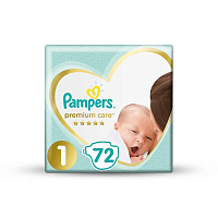 Подгузники Pampers Premium Care Newborn 2-5кг 72шт 