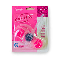 Блистер для унитаза "Санокс" Color Fresh фруктовый, голубая вода 40гр (12)