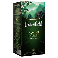 Чай Гринфилд 25 пак Jasmine Dream зеленый с жасмином (10)
