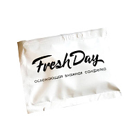 Влажная салфетка в инд. уп. "Freshday" белая 55*70 (135*140мм) (50/2000)