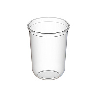 Стакан пластиковый 375мл d=90 с U-дном Bubble Cup  прозрачный глянцевый PP 1030ГП (480)