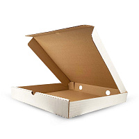 Коробки для пиццы 45*45см*40мм белый гофрокартон (50)